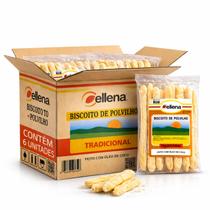 Kit 6 Biscoito de Polvilho Artesanal Tradicional CELLENA 80g Kit 6 Biscoito de Polvilho Artesanal Tradicional CELLENA 80g