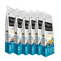 Kit 6 Biscoito Formula Natural Dog Biscuits Cães Adultos Abobora - 250g