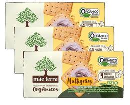 kit 6 Biscoito Mãe Terra Cracker Integral Tribos Original Orgânico 130G kit 6 Biscoito Mãe Terra Cracker Integral Tribos Original Orgânico 130G