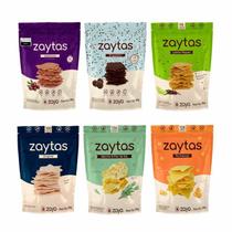 Kit 6 Biscoitos Zaytas Sem Glúten Zaya: Sabores Variados