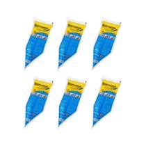 Kit 6 bisnaga argamassa polimérica 3kg biomassa