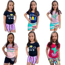 Kit 6 Blusas juvenil feminina fio torcido para revender