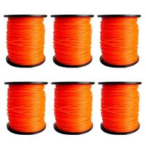 KIT 6 Bobinas Fio Nylon Redondo Roçadeira 3mm 2kg - Sanre