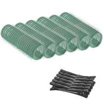 Kit 6 Bobs Formador de Cachos Para Cabelo 20mm + 12 Clips Bico de Pato Salão de Beleza Casa Kit 6 Bobs Formador de Cachos Para Cabelo 20mm + 12 Clips Bico de Pato Salão de Beleza Casa