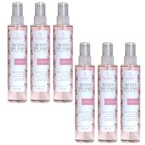Kit 6 Body Splash Colônia Belle Rose 130Ml - Bio Instinto Kit 6 Body Splash Colônia Belle Rose 130Ml - Bio Instinto