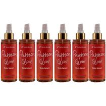 Kit 6 Body Splash Passion Partículas de Brilho