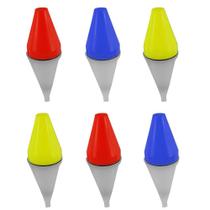 Kit 6 Boia Luminosa Para Pesca Noturna Com Bateria Kit 6 Boia Luminosa Para Pesca Noturna Com Bateria