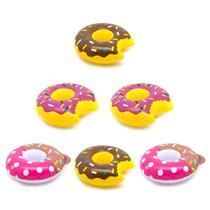 Kit 6 Bóia Porta Copos Donuts - L3 Store
