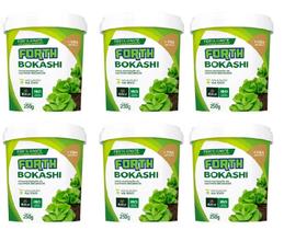 KIT 6 Bokashi Adubo Fertilizante Forth 250g Cultivo Orgânico