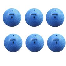 Kit 6 Bola de Iniciação N8 para Queimada e Handebol Azul Kagiva Kit 6 Bola de Iniciação N8 para Queimada e Handebol Azul Kagiva