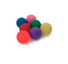Kit 6 Bola Lisa Exercitadora Fisioterapia Bolinha Mão 6 Cm