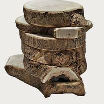 Kit 6 Bolachas Madeira Rústica Formato Irregular Lixada DIY Kit 6 Bolachas Madeira Rústica Formato Irregular Lixada DIY