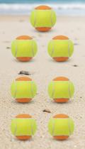 Kit 6 Bolas Beach Tennis Profissional Fase 2