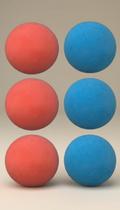 Kit 6 Bolas Borracha N3 Frescobol Beach Tennis Kit 6 Bolas Borracha N3 Frescobol Beach Tennis