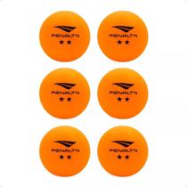 Kit 6 Bolas de Tênis de Mesa Penalty 2 Estrelas