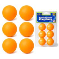 Kit 6 Bolas Para Tênis De Mesa Com 40 Mm Ping Pong Profissional Laranja Kit 6 Bolas Para Tênis De Mesa Com 40 Mm Ping Pong Profissional Laranja