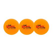Kit 6 Bolinhas de Ping Pong Tênis de Mesa Super Bel Laranja 40mm