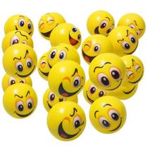 Kit 6 Bolinhas Emoji Anti Stress Apertar Macia Fisioterapias Kit 6 Bolinhas Emoji Anti Stress Apertar Macia Fisioterapias