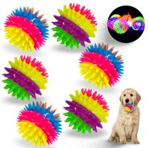 Kit 6 Bolinhas para cães Bola Led 4 cores para cães e gatos Pets Brinquedo Interativo