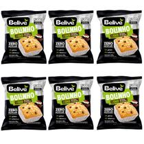 Kit 6 bolinho sabor coco com gotas de chocolate 40g belive Kit 6 bolinho sabor coco com gotas de chocolate 40g belive
