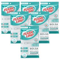 Kit 6 Bolsa Saco Para Lavar Roupas G Pratico Barato