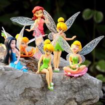 Kit 6 Bonecas Tinkerbell Fadas Tinker Bell Fadinhas Sininho - Alfashop