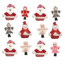 Kit 6 Boneco Papai Noel + 6 Boneca Natalina Enfeite Natal Kit 6 Boneco Papai Noel + 6 Boneca Natalina Enfeite Natal
