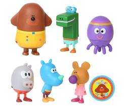 Kit 6 bonecos hey duggee cachorro desenho action figure