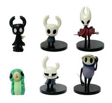 Kit 6 bonecos hollow knight zote quirrel wine hormet miniaturas