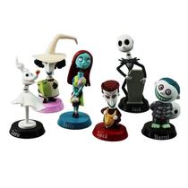 Kit 6 Bonecos O Estranho Mundo de Jack Halloween Com Jack Skellington Sally Zero e Ajudantes do Bicho Papão Kit 6 Bonecos O Estranho Mundo de Jack Halloween Com Jack Skellington Sally Zero e Ajudantes do Bicho Papão