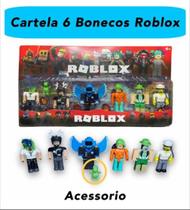 Kit 6 Bonecos Roblox Modelo Novo Brinquedo Infantil