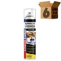 Kit 6 Borracha Líquida Transparente Chemicolor 240g