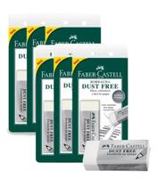 Kit 6 Borracha Retangular Branca Dust Free Faber-castell Kit 6 Borracha Retangular Branca Dust Free Faber-castell