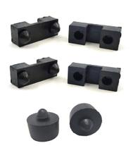 Kit 6 Borrachas Coxins Fixação Banco Moto Honda Pop 100