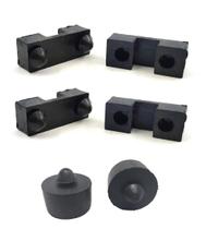 Kit 6 Borrachas Coxins Fixação Banco Moto Honda Pop 100