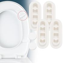 Kit 6 Borrachinhas EVA Protetoras Para Tampa Sanitária Universal Redutor De Ruído E Impacto