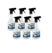 Kit 6 Borrifador Pulverizador Pet Transparente 500 ml