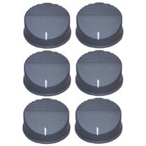 Kit 6 botão dako vedette gol extra superrm87 cinza