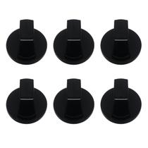 Kit 6 Botão Manipulador Preto de Fogão de Piso Fischer 5 Bocas Gran Cheff 26988 26989 28550 Original Kit 6 Botão Manipulador Preto de Fogão de Piso Fischer 5 Bocas Gran Cheff 26988 26989 28550 Original