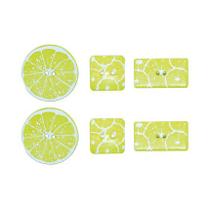 Kit 6 Botões Fruta - Limão Siciliano