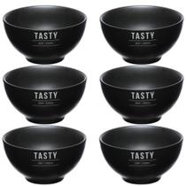 Kit 6 Bowl De Porcelana Cumbuca Tigela Sobremesa Petiscos Sopa - Hauskraft