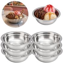 Kit 6 Bowl Inox 15cm Tigela Multiuso Para Preparo Alimentos Kit 6 Bowl Inox 15cm Tigela Multiuso Para Preparo Alimentos