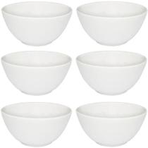 Kit 6 Bowl TIgela Redonda 500ml Pote Melamina Premium Hotel