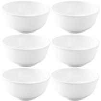 Kit 6 Bowls Melamina 200ml Tigela Branca Liso Haus Hotel Servir Frutas Petiscos Sorvete - Haus Concept Kit 6 Bowls Melamina 200ml Tigela Branca Liso Haus Hotel Servir Frutas Petiscos Sorvete - Haus Concept
