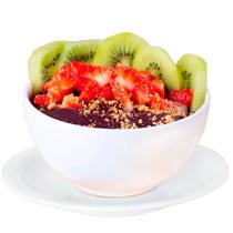 Kit 6 Bowls Tigela Cumbuca 400ml + 6 Prato Lanche Sobremesa Porcelana Branca Germer Kit 6 Bowls Tigela Cumbuca 400ml + 6 Prato Lanche Sobremesa Porcelana Branca Germer