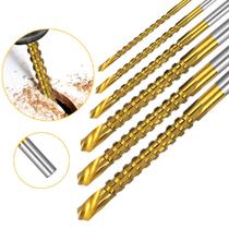 Kit 6 Broca Furo Corte Lateral P/ Madeira Gesso Plástico Mdf Kit 6 Broca Furo Corte Lateral P/ Madeira Gesso Plástico Mdf