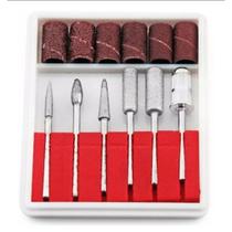 Kit 6 Brocas + 6 Refil Lixas Para Lixadeira Elétrica