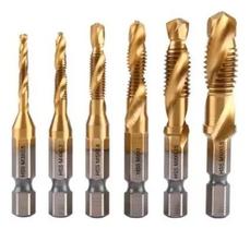 Kit 6 Brocas Macho Fura E Faz Rosca M3 M4 M5 M6 M8 M10