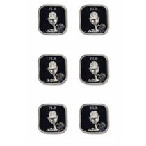 Kit 6 Broche Botton de Metal Eucaristia Santa Ceia JHS + Caixinha Kit 6 Broche Botton de Metal Eucaristia Santa Ceia JHS + Caixinha