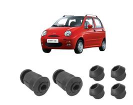 Kit 6 Bucha Bandeja Suspensão Dianteira Chery Qq 2011 2012 Kit 6 Bucha Bandeja Suspensão Dianteira Chery Qq 2011 2012
